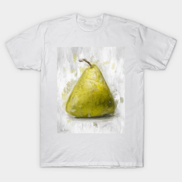 Trapezoid Triangle Pear Painted in a Contemporary Style T-Shirt by ibadishi